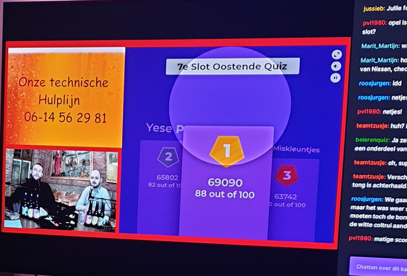 1 Pubquiz 27 maart 2021 beeldscherm